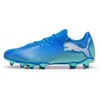 Puma Chaussures De Football Future 7 Play Fg/Ag - 107939-01 Bleu - 46