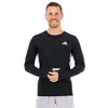 adidas T-shirt manches longues de running Adizero - Noir, Noir XL