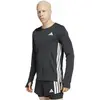 adidas T-shirt manches longues de running Adizero - Noir, Noir S