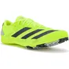 adidas Adizero XCS Spikes - Vert Fluo , Noir, Pointure 38