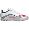 adidas Unisex Kids' F50 Messi Club Turf Football Boots Kids White 4.5