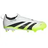 Adidas Chaussure Predator League Laceless FG/MG Enfant Blanc/Vert