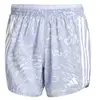 adidas Men's Short 3 Bandes Own The Run, Dash Grey/Violet Tone, S 5"
