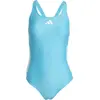 Maillot de bain adidas C-Back 3 bandes bleu blanc femme - 34