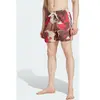 Maillot de bain adidas Tie-Dye 5 pouces marron rouge - M