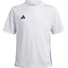 adidas Tabela 23 Jersey Youth T-Shirt, Blanc/Bleu Roi, 13-14 Ans Mixte Enfant