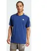 Adidas T-shirt à Manches Courtes Own The Run 3 Stripes
