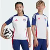 adidas - OL TR JSY y - Maillot de Football - Blanc - Taille 15-16 Ans