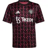 Adidas Maillot Prematch enfant Manchester United 2024/25 Noir 9/10 ans IT1992