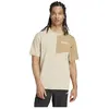 Maillot manches courtes Adidas multi kaki homme