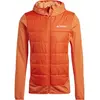 Veste à capuche adidas Terrex Multi Hybrid Insulated orange blanc - M