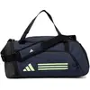 adidas Mixte Essentials 3-Stripes Duffel Bag, Shadow Navy/Green Spark, S