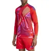 Adidas T24 C Long Sleeve Goalkeeper T-shirt Rouge L / Regular Homme