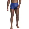 Maillot de bain adidas Solid Boxer bleu électrique blanc - S