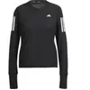 adidas - Women's Own the Run L/S - T-shirt de running taille XL, noir