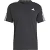Adidas T-shirt à Manches Courtes Own The Run Excite 3 Stripes