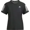 adidas - Women's Own The Run Tee - T-shirt de running taille S, noir