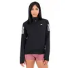 Sweatshirt adidas Own the Run Half Zip noir pur blanc femme - L