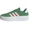 Adidas Vl Court Bold Femme Chaussures - Vert - Taille: 37 1/3 - Cuir - 