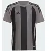adidas Maillot rayé 24 Enfants gris 15-16 ans