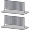 Fixation de support pour panneau solaire sur balcon et balustrade, support pour panneau solaire photovoltaïques - Zelsius