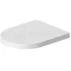 Siège de WC Duravit ME by Starck, charnières en acier inoxydable,