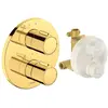 Duravit Kit de montage UP-THM, rosace ronde, or poli