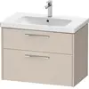 Duravit D-Code Meuble sous-vasque, 2 tiroirs, DC4672010910000,