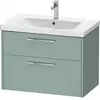 Duravit D-Code Meuble sous-vasque, 2 tiroirs, DC4672010HG0000,