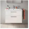 Duravit D-Code Meuble sous-vasque, 2 tiroirs, DC4672010220000,