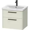 Duravit D-Code Meuble sous-vasque, 2 tiroirs, DC46710BDHH0000,