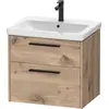 Duravit D-Code Meuble sous-vasque, 2 tiroirs, DC46710BD550000,
