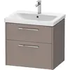 Duravit D-Code Meuble sous-vasque, 2 tiroirs, DC4671010430000,