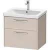 Duravit D-Code Meuble sous-vasque, 2 tiroirs, DC4671010910000,