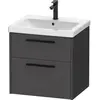 Duravit D-Code Meuble sous-vasque, 2 tiroirs, DC46700BD490000,