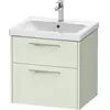 Duravit D-Code Meuble sous-vasque, 2 tiroirs, DC4670010HH0000,