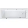 Duravit D-Code Baignoire balnéo rectangulaire, 760670000JP1000,