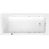 Duravit D-Code Baignoire balnéo rectangulaire, 760671000JP1000,
