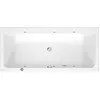 Duravit D-Code Baignoire balnéo rectangulaire, 760672000JP1000,