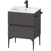 Duravit Sivida Meuble sous-vasque, 2 tiroirs, SV46430BD490000,