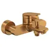 Mitigeur bain douche mécanique DURAVIT Wave bronze brossé