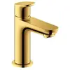 Robinet lave-mains eau froide DURAVIT Wave doré poli