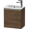 Duravit Meuble sous-lavabo D-Neo 41x27,4x44 cm, 1 tiroir, gauche, chên...