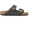 Sandales en cuir suédé Birkenstock Arizona Noir 37 Étroit 1030312