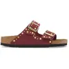 Sandales en cuir suède femme Birkenstock Arizona Rivet Violet 39 10303...