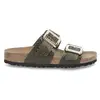 Sandales à boucle coussinée synthétique Birkenstock Sydney Violet 37 É...