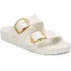 Sandales Birkenstock Arizona Big Buckle Narrow blanc doré - 37