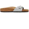 Sandales Birkenstock Madrid BS Synthetik Shiny Glitter Silver (Étroit)...