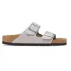 Sandales femme Birkenstock Arizona BS Synthetik Gris 42 1030101