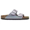 Sandales femme Birkenstock Arizona Birko-Flor Violet 41 Étroit 1029510